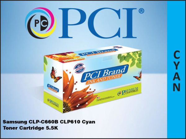 Premium Compatibles High Yield Laser Toner Cartridge - Alternative for Samsung CLP-C660B - Cyan - 1 / Each CLPC660BPC