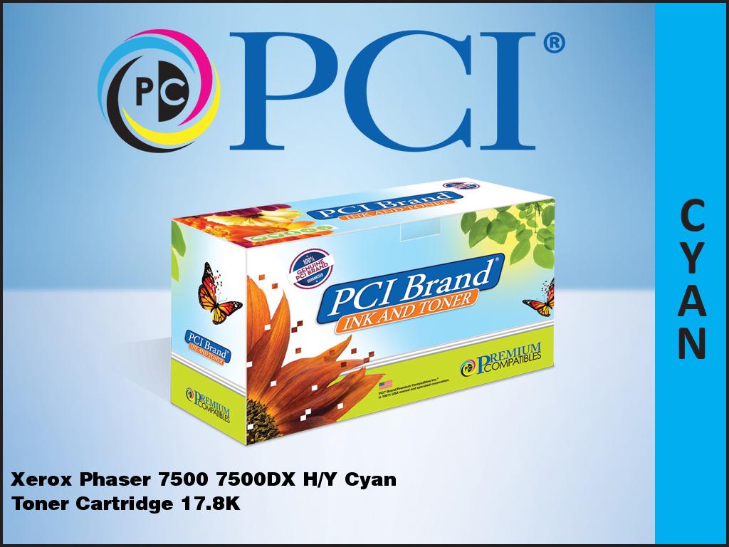 Premium Compatibles High Yield Laser Toner Cartridge - Alternative for Xerox 106R01436 - Cyan - 1 / Each 106R01436-PCI