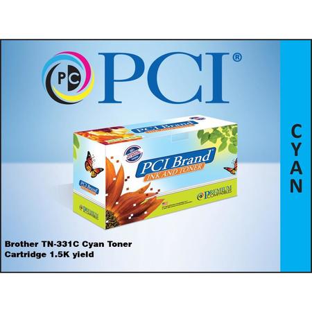 Premium Compatibles Laser Toner Cartridge - Alternative for Brother TN331C - Cyan - 1 / Each TN331C-PCI