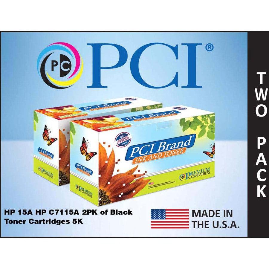 Premium Compatibles Laser Toner Cartridge - Alternative for HP C7115A-D - Black - 2 / Pack C7115A-DRPC