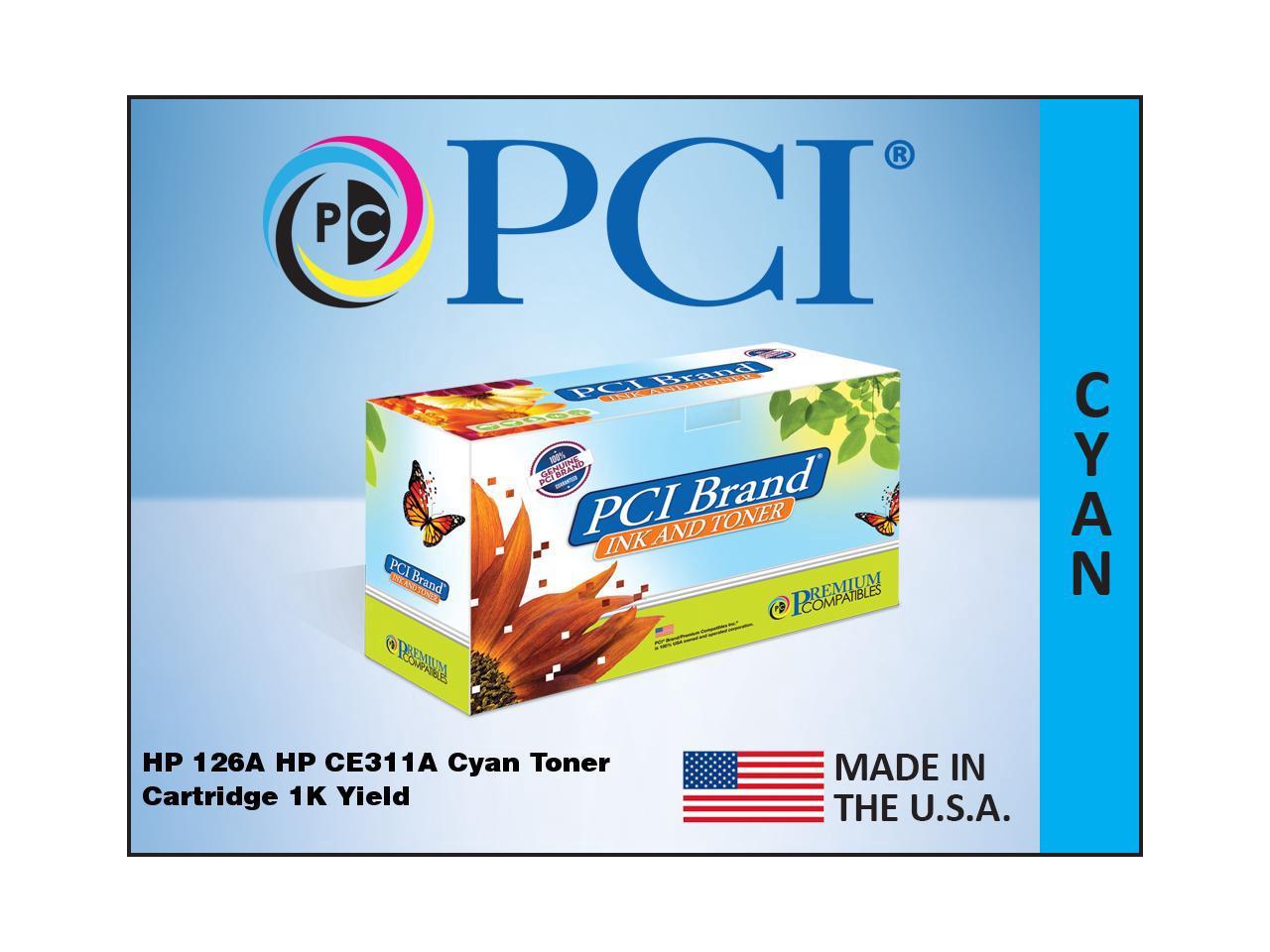 Premium Compatibles Laser Toner Cartridge - Alternative for HP CE311A - Cyan - 1 / Each CE311ARPC