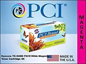 Premium Compatibles Laser Toner Cartridge - Alternative for Kyocera TK-540M - Magenta - 1 / Each TK540M-PC