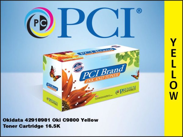 Premium Compatibles Laser Toner Cartridge - Alternative for Okidata 42918981 - Yellow - 1 / Each 42918981-PCI