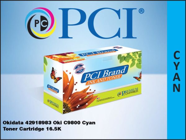 Premium Compatibles Laser Toner Cartridge - Alternative for Okidata 42918983 - Cyan - 1 / Each 42918983-PCI