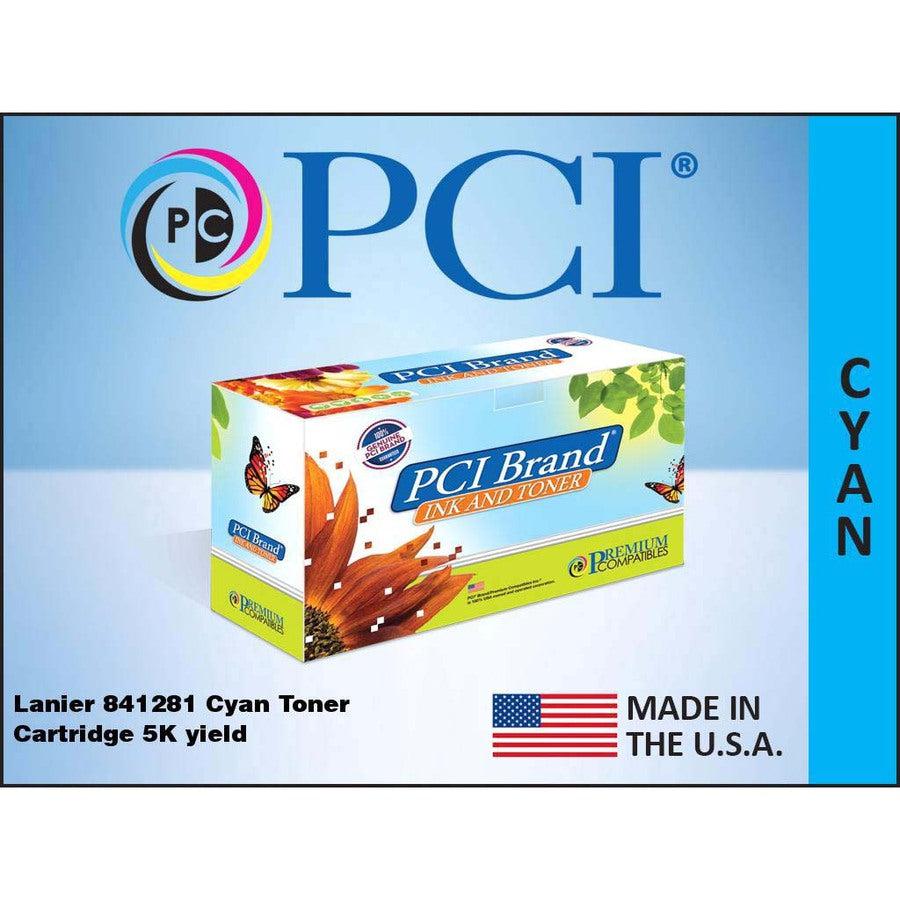 Premium Compatibles Laser Toner Cartridge - Alternative for Ricoh 841281 - Cyan - 1 / Each 841281LNPC