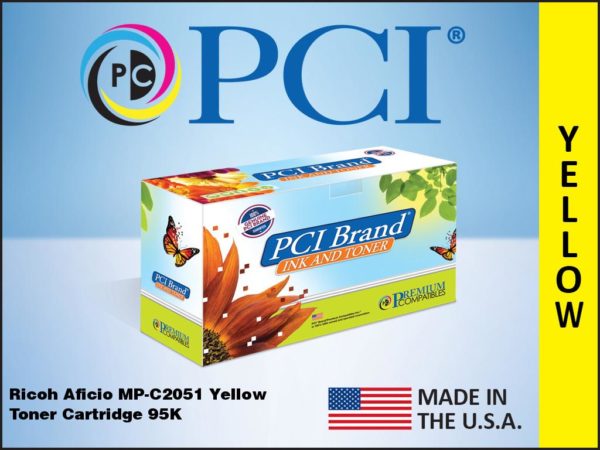 Premium Compatibles Laser Toner Cartridge - Alternative for Ricoh 841501 - Yellow - 1 / Each 841501-PCI