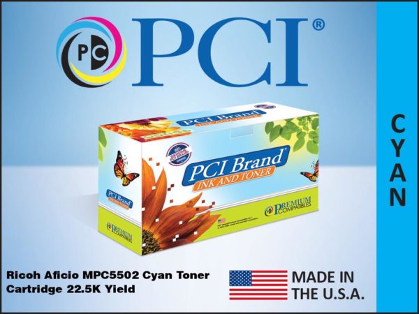 Premium Compatibles Laser Toner Cartridge - Alternative for Ricoh 841754 - Cyan - 1 / Each 841754-PCI