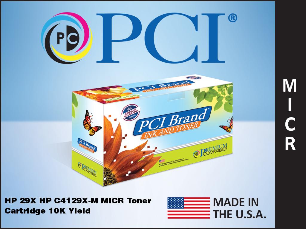 Premium Compatibles MICR High Yield Laser Toner Cartridge - Alternative for HP C4129X - 1 / Each C4129XRMPC