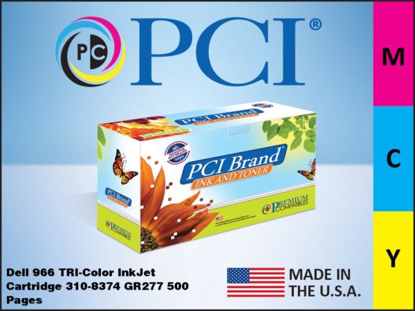 Premium Compatibles Remanufactured Inkjet Ink Cartridge (310-8374, 330-0066, 330-0023, CH884, GR277) - Tri-color Pack CH884-RPC