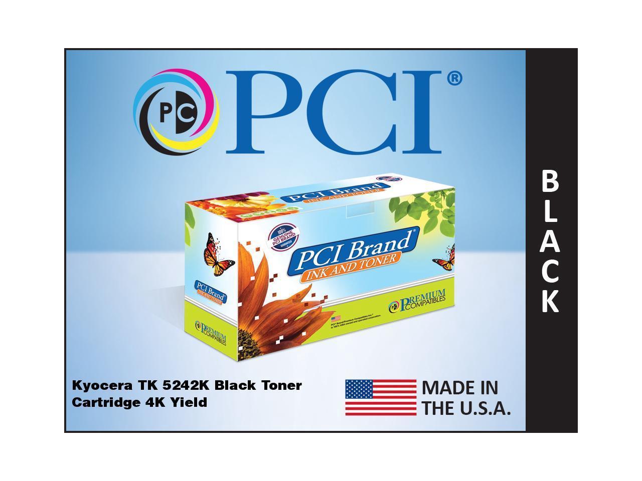 Premium Compatibles TK-5242K-PCI Laser Toner Cartridge - Alternative for Kyocera TK-5242K, 1T02R70US0, TK5242K - Black - 1 / Pack