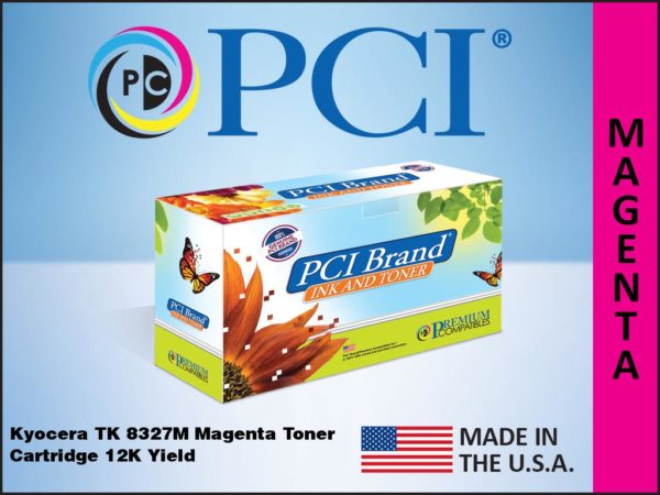 Premium Compatibles TK-8327M-PCI Laser Toner Cartridge - Alternative for Kyocera TK-8327M, 1T02NPBCS0, TK8327M - Magenta - 1 / Pack