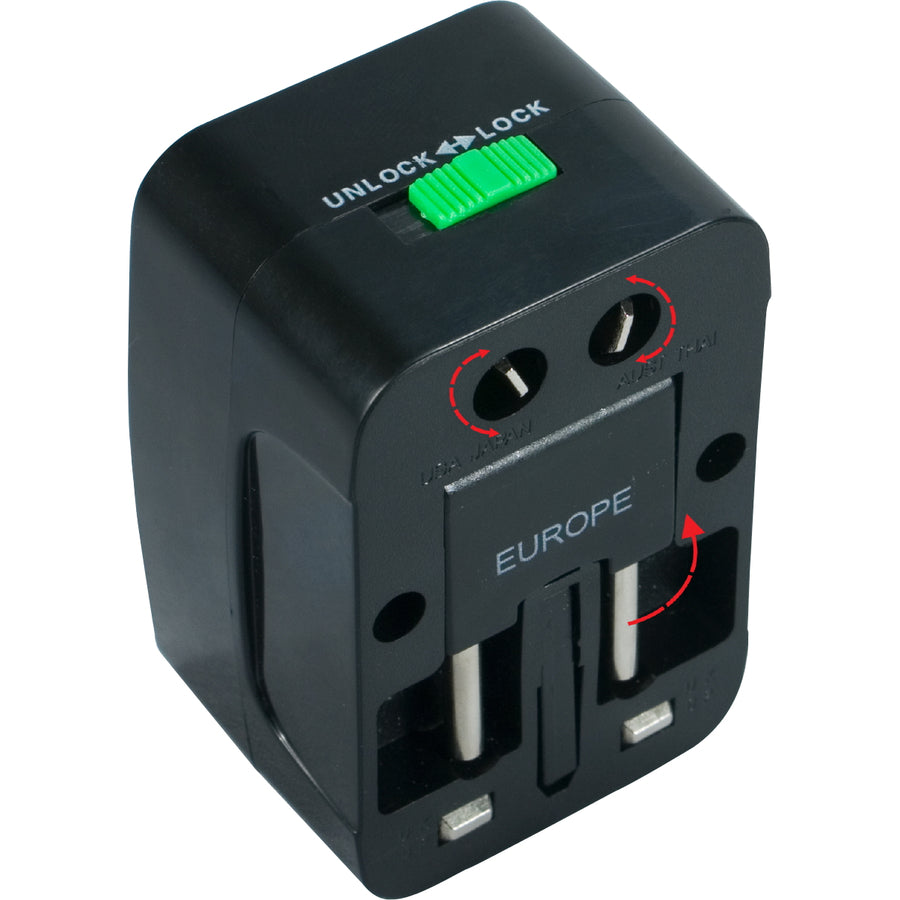 Premium World Power Travel,Adaptor W/Surge Protection
