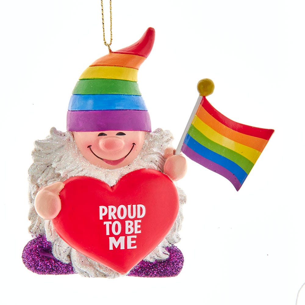 Pride Gnome Ornament