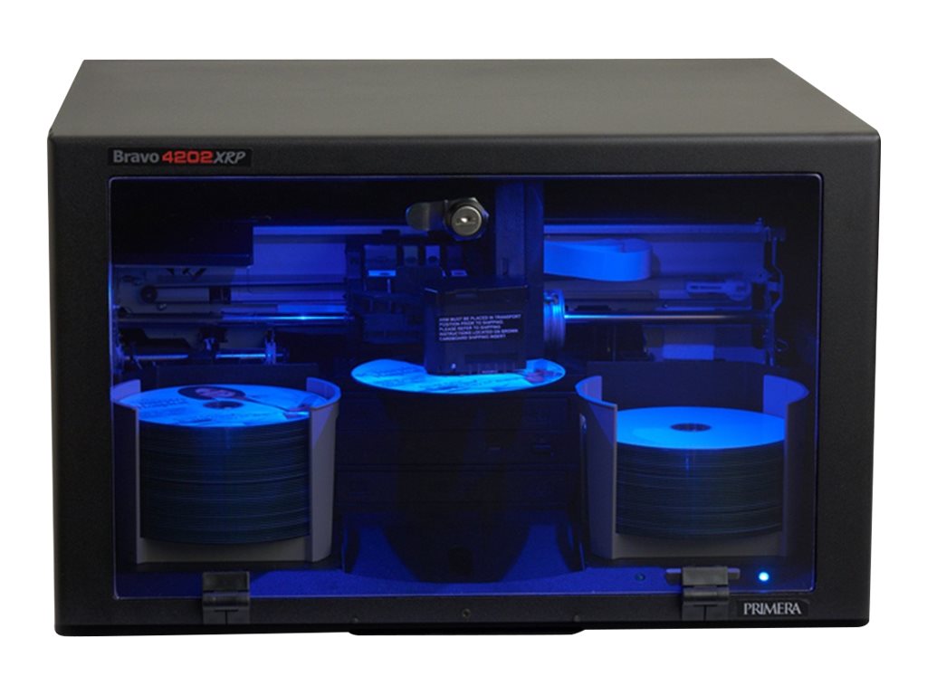 Primera Bravo 4202 XRP-Blu Disc Publishers - Disk duplicator - slots: 100 - BD-R x 2 - SuperSpeed USB 3.0 - external 063561