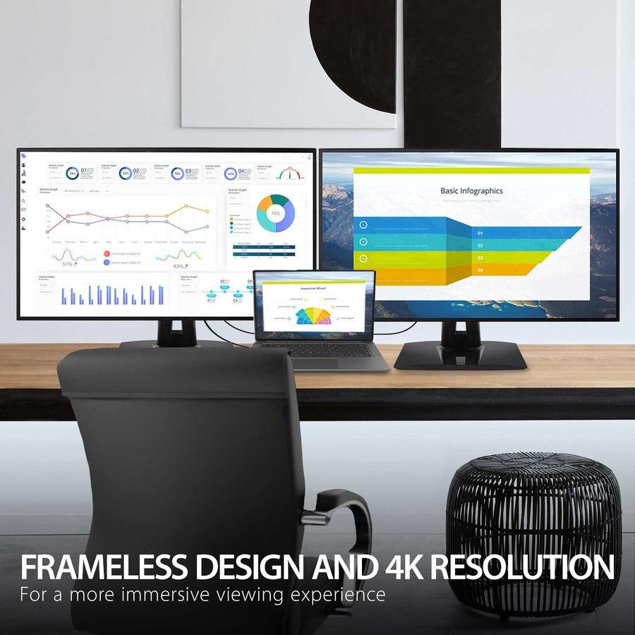 Professional 4K Monitor - ViewSonic VP3268a-4K 32" Pantone Validated Display with Docking Station | TechSoft