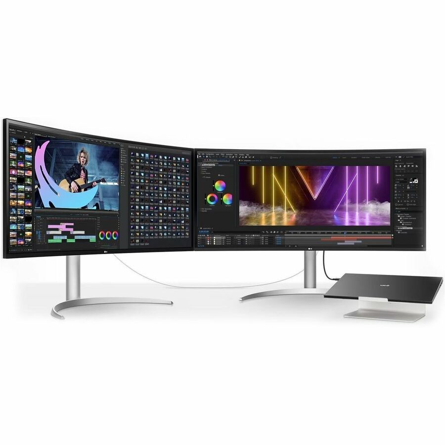 Professional 5K2K Monitor 39.7 inch - LG Curved UltraWide Nano IPS Thunderbolt 4 HDR10 | TecISoft 40BP95C-W
