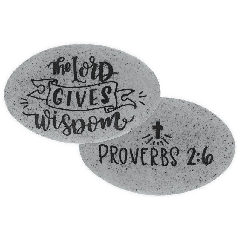 Proverb Stone - The Lord Gives Wisdom