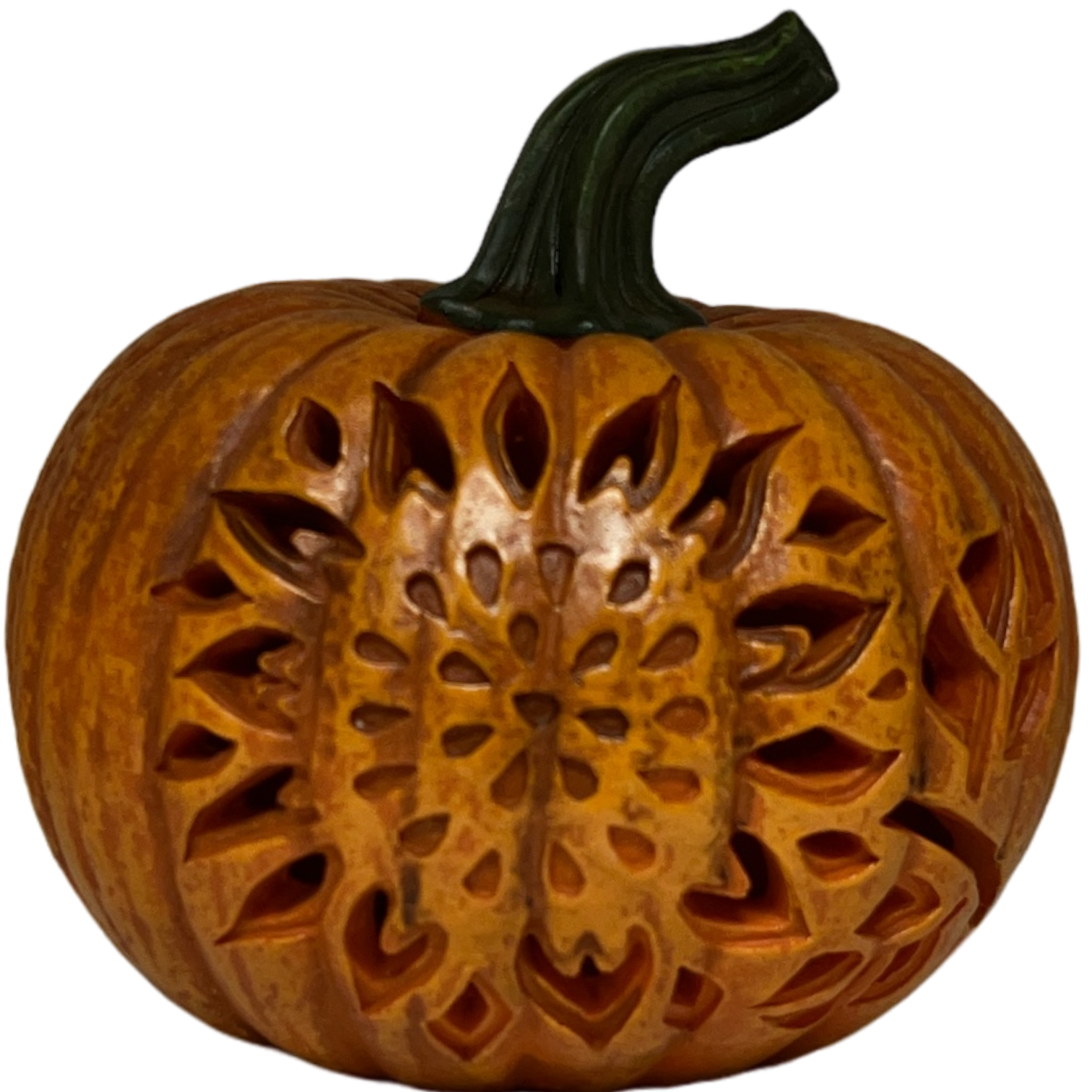 Pumpkin B/O Lighted Resin Cutout