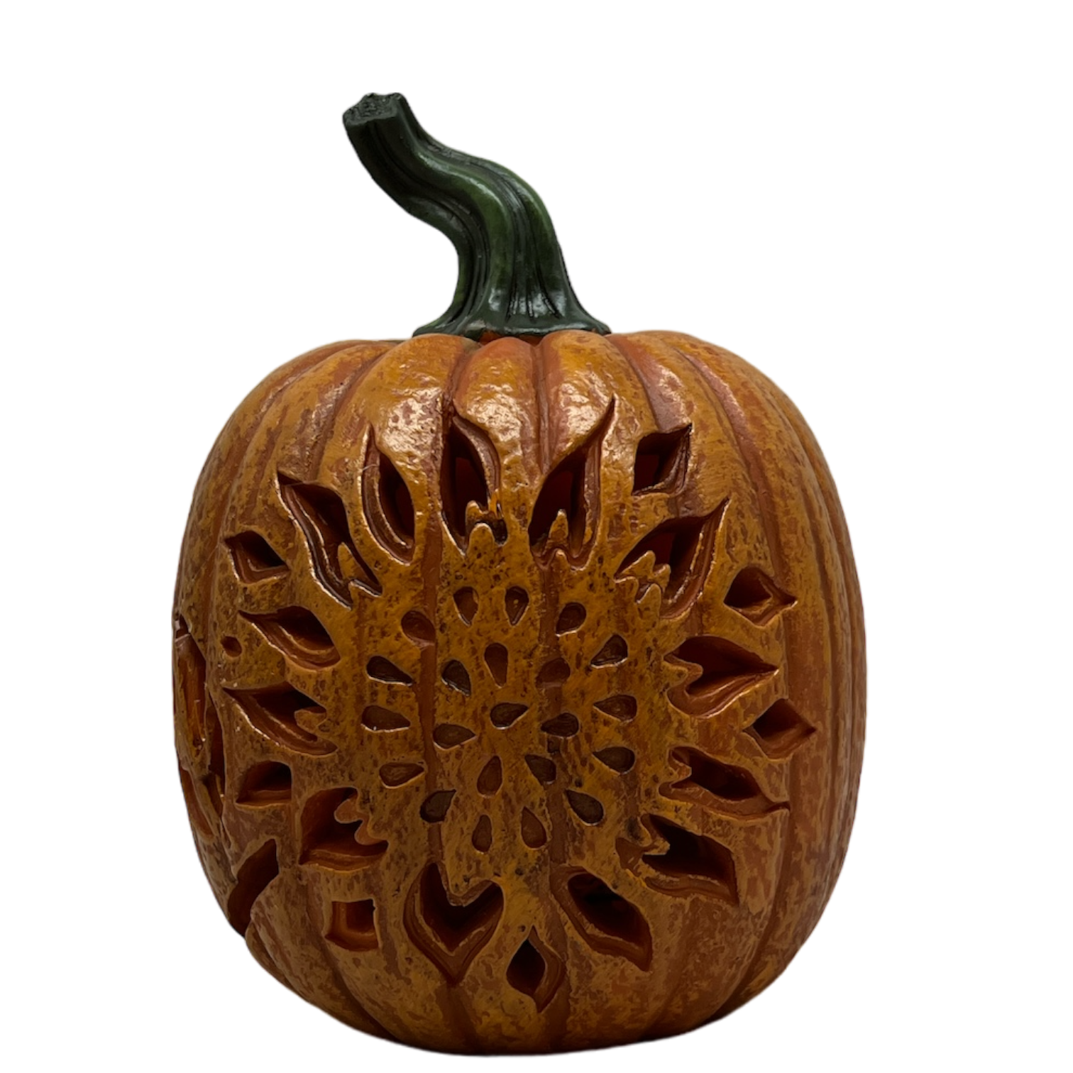 Pumpkin B/O Lighted Resin Cutout