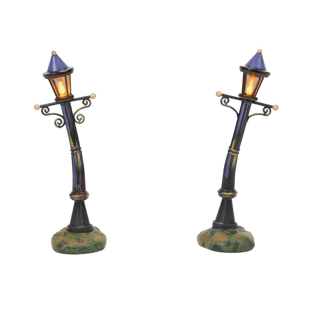 Purple Night Street Lights - Set of 2