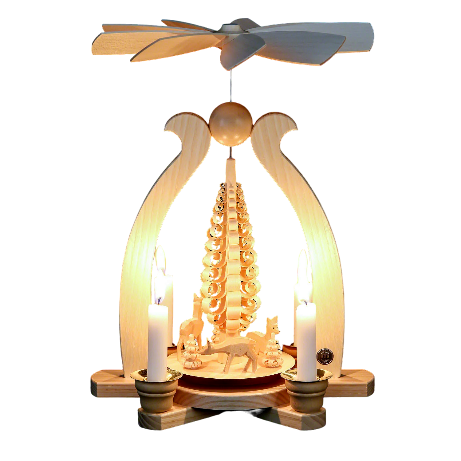 Pyramid Arch - Deer - Hand Carved