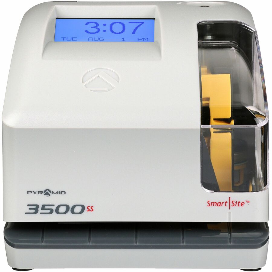 Pyramid Smart|Site Time Clock & Document Stamp - Card Punch/Stamp - Unlimited Employees -