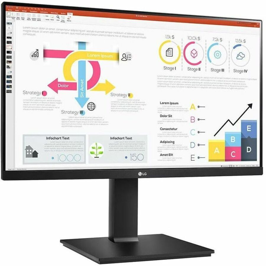 QHD IPS Monitor 24 Inch - Business Professional Display | LG Electronics 24BP75Q-B