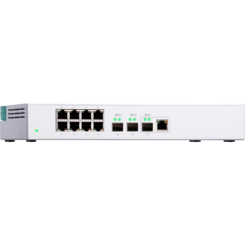 QNAP QSW-308-1C NBASE-T Switch - Fanless Unmanaged Desktop | QNAP QSW-308-1C-US