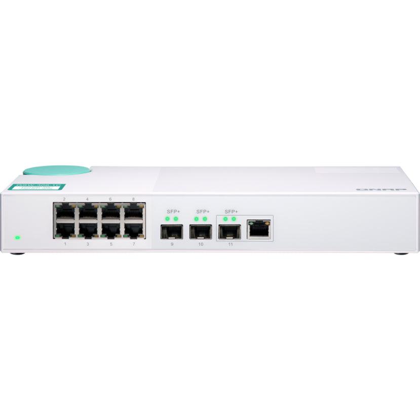 QNAP QSW-308-1C NBASE-T Switch - Fanless Unmanaged Desktop | QNAP QSW-308-1C-US