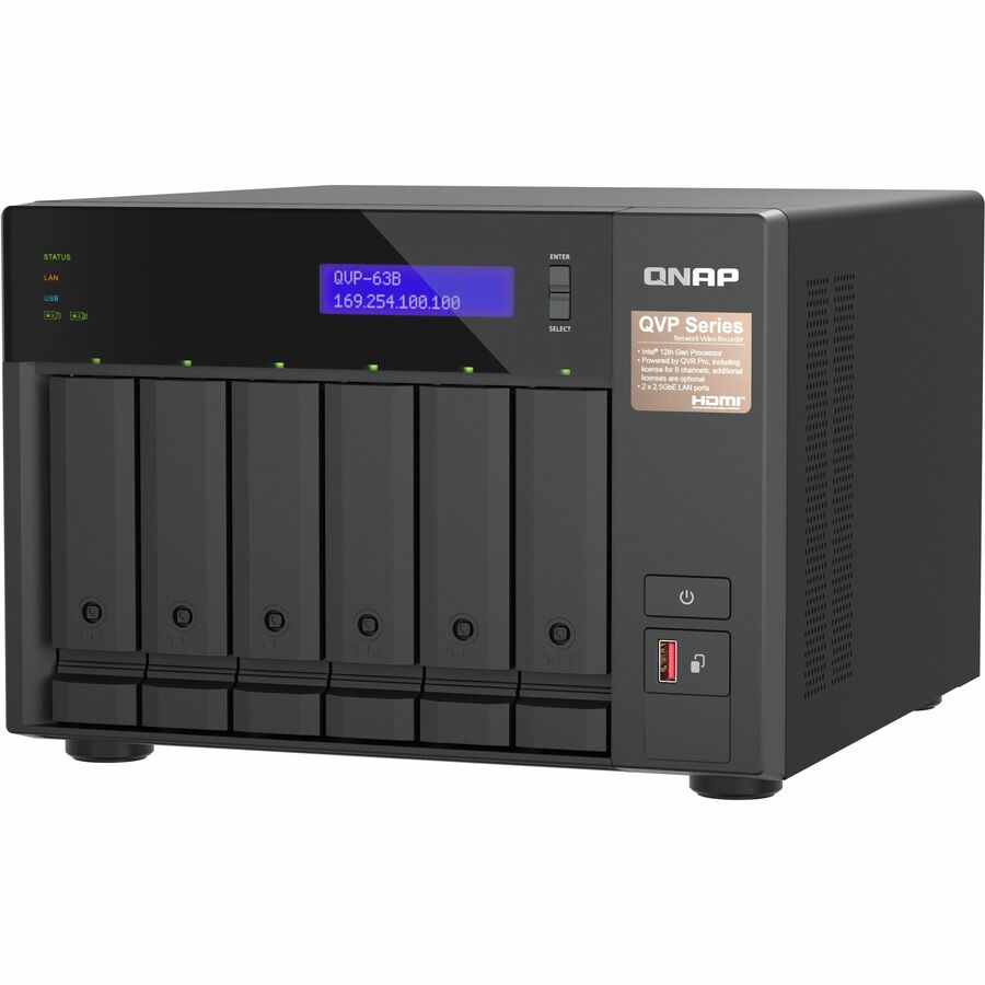 QNAP QVR Pro QVP-63B Video Surveillance Station QVP-63B-US