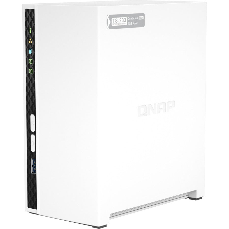 QNAP TS-233 2 Bay NAS - Cloud Storage Backup Solution | Tecisoft TS-233-US