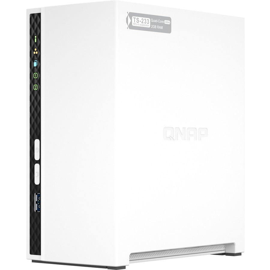 QNAP TS-233 2 Bay NAS - Cloud Storage Backup Solution | Tecisoft TS-233-US