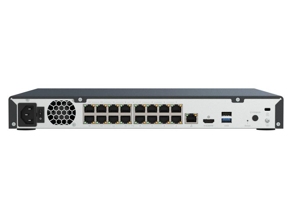 QNAP TVR-AI200 16-Channel AI NVR 4GB RAM 16 PoE+ Ports