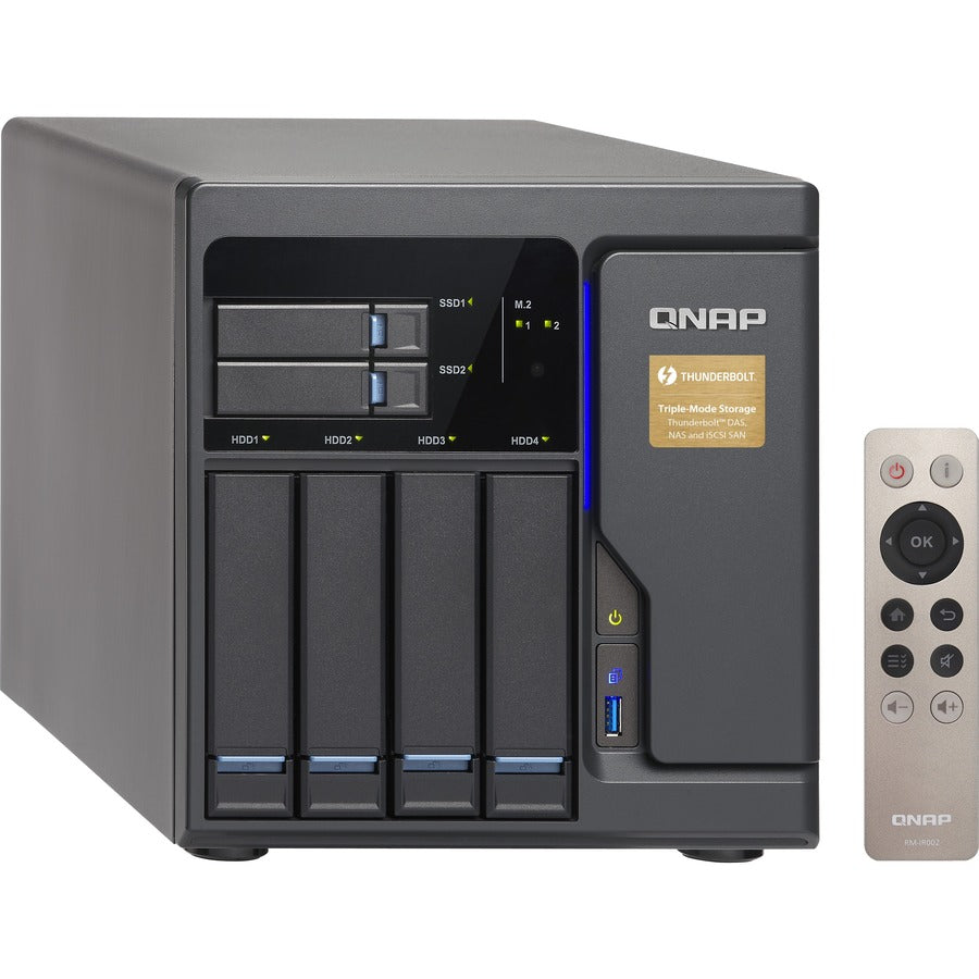 QNAP Turbo NAS TVS-682T-I3-8G SAN/NAS Server with Thunderbolt 2 TVS-682T-I3-8G-US