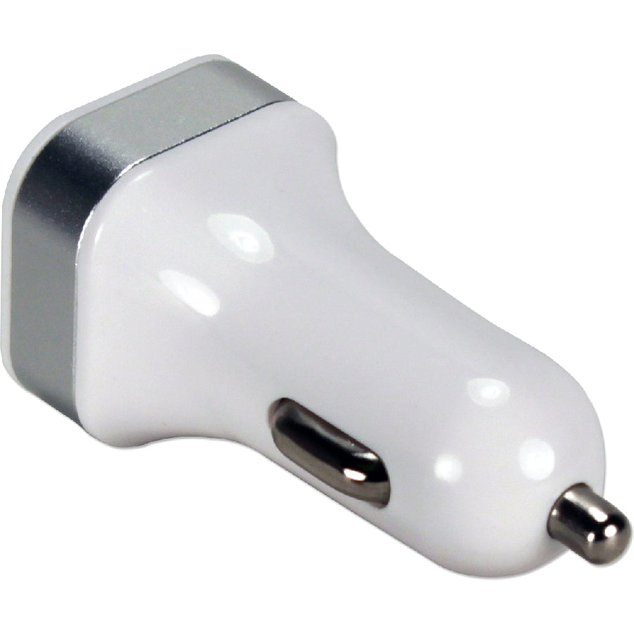 QVS 2-Port 3.4Amp USB Smart Car Charger for Smartphones and Tablets USBCC-2PS