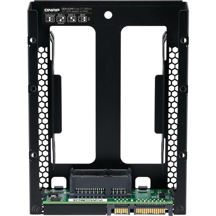Qnap Qda-A2Ar Storage Drive Enclosure Hdd/Ssd Enclosure Black 2.5"