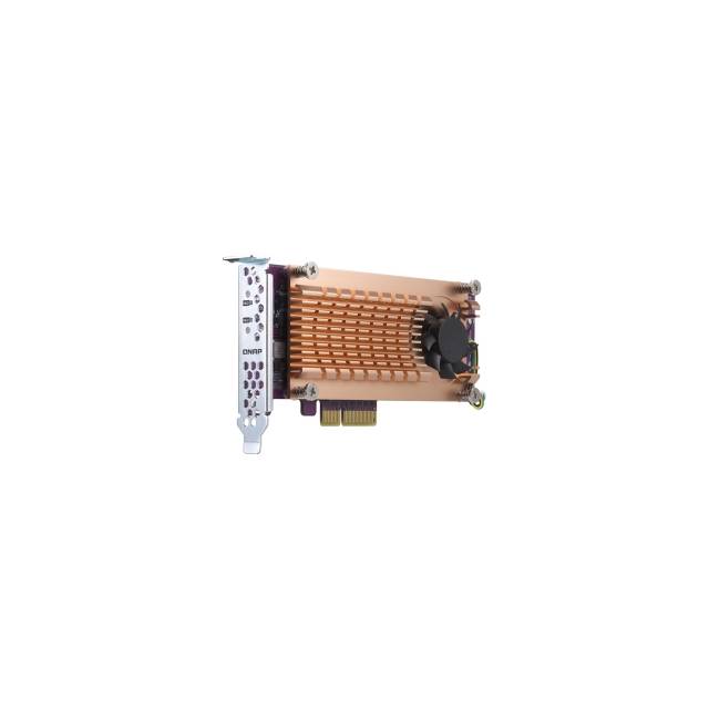 Qnap Qm2-2P-344A Dual M.2 Pcie Ssd Expansion Card