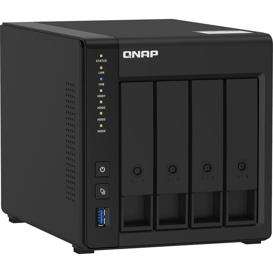Qnap Ts-451D2 Nas Tower Ethernet Lan Black J4025