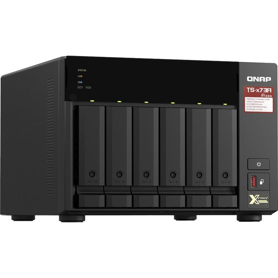 Qnap Ts-673A Nas Tower Ethernet Lan Anthracite V1500B