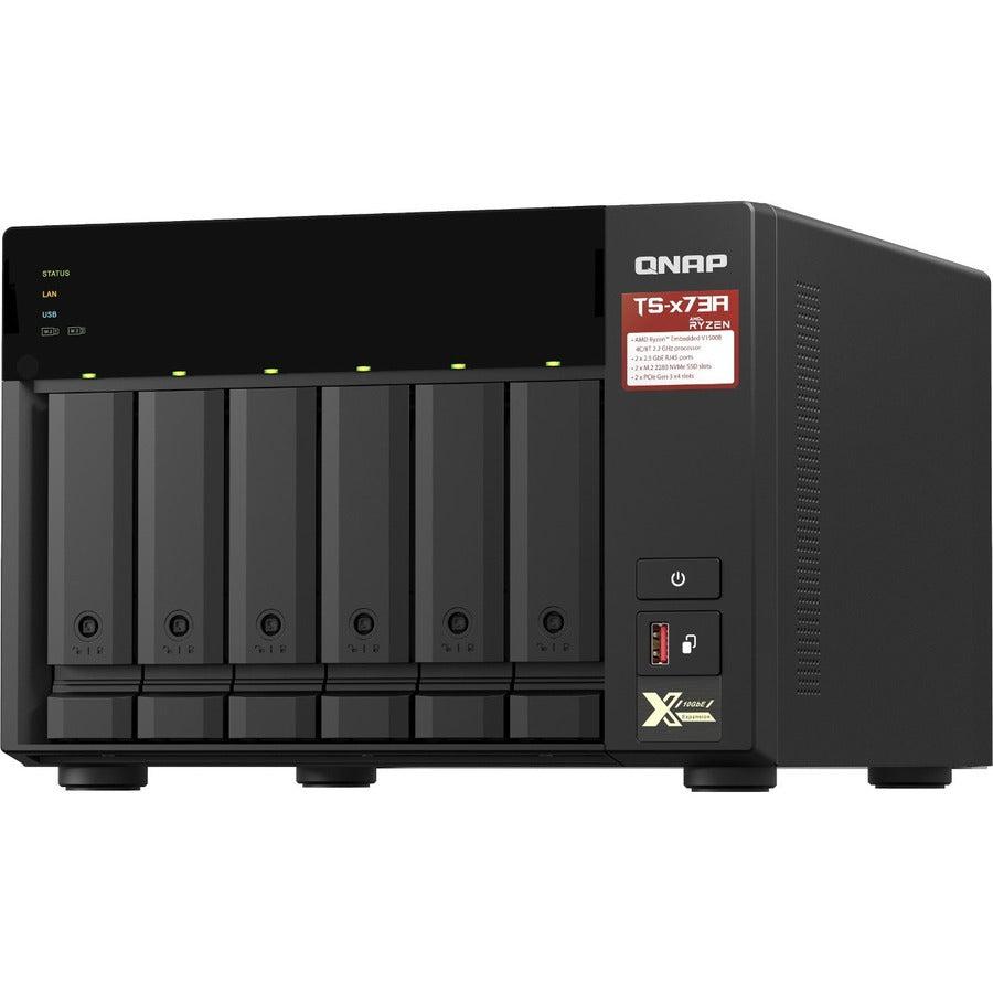 Qnap Ts-673A Nas Tower Ethernet Lan Anthracite V1500B