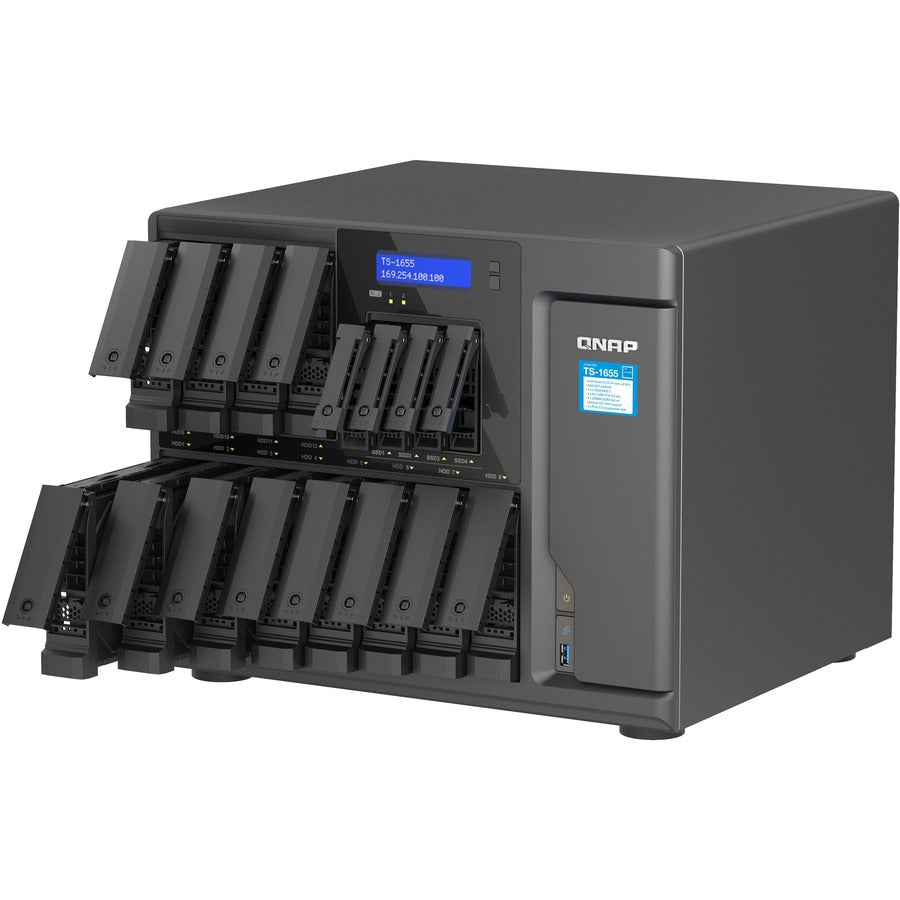 Qnap Turbo Nas Ts-1655-8G San/Nas Storage System - 1 X Intel Atom C5125 Octa-Core (8 Core) 2.80 Ghz