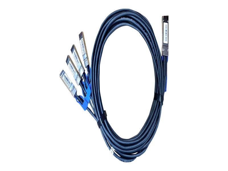 Qsfp28 100Gbe Break Out Four Sfp28 25Gbe Twinaxial Direct Attach Cable, 1.5M