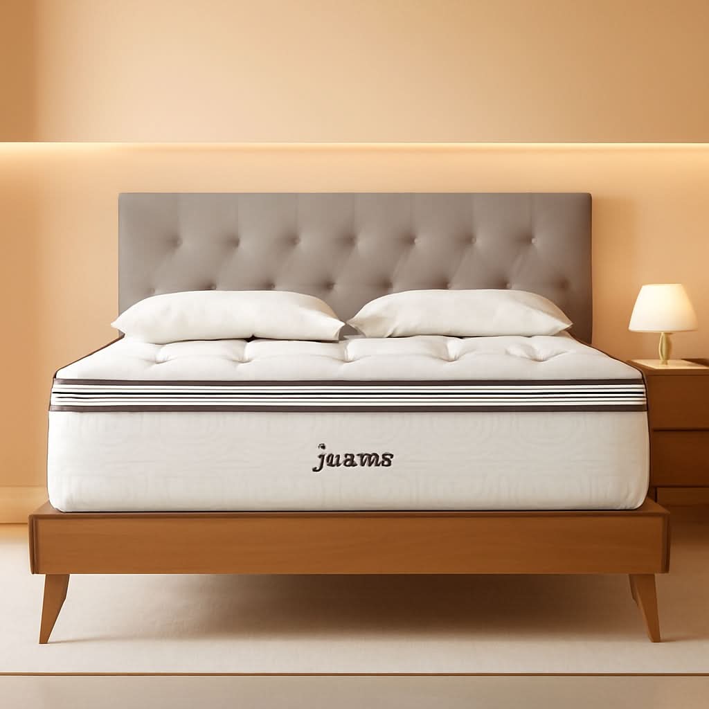Queen Hybrid Mattress 14 Inch Memory Foam Wrapped Coils