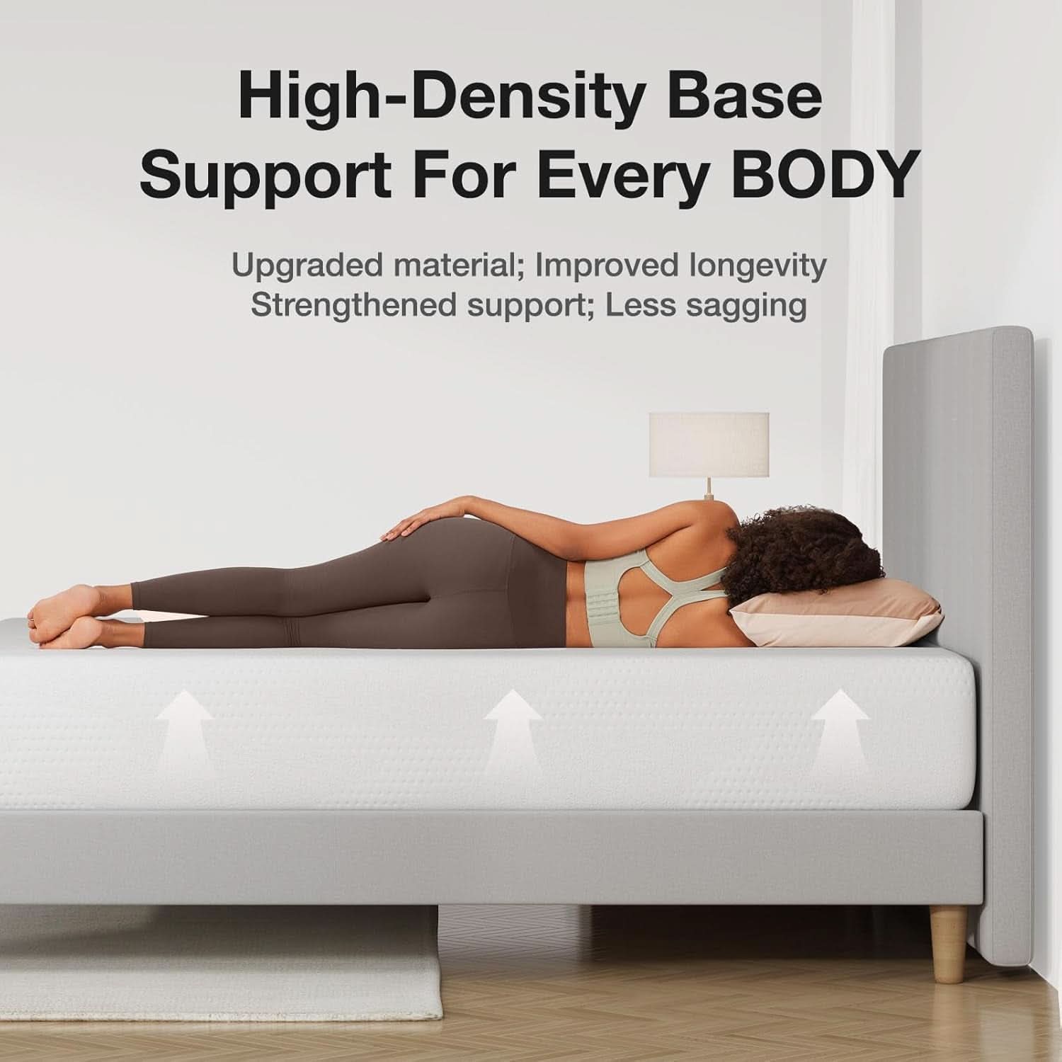 Queen Nano Gel Memory Foam Mattress Cooling Technology