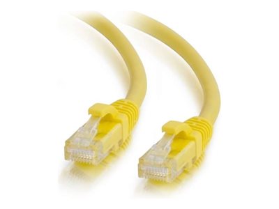 Quiktron Q Series - Patch cable - RJ-45 (M) to RJ-45 (M) - 5 ft - CAT 6 - booted, stranded copper - yellow 576-115-005
