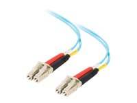 Quiktron Value Series - Patch cable - LC multi-mode (M) to LC multi-mode (M) - 3 m - fiber optic - duplex - 50 / 125 micron - 852-LL2-009-55LB