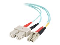 Quiktron Value Series - Patch cable - LC multi-mode (M) to SC multi-mode (M) - 7 m - fiber optic - duplex - 50 / 125 micron - 852-L42-023HK