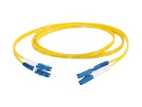 Quiktron Value Series - Patch cable - LC/UPC single-mode (M) to LC/UPC single-mode (M) - 10 m - fiber optic - duplex - yellow 810-LL7-033