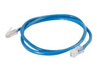 Quiktron Value Series - Patch cable - RJ-45 (M) to RJ-45 (M) - 10 ft - CAT 6 - solid - blue 566-110-010