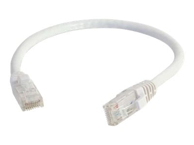Quiktron Value Series - Patch cable - RJ-45 (M) to RJ-45 (M) - 3 ft - CAT 6 - booted, snagless - white 576-125-003